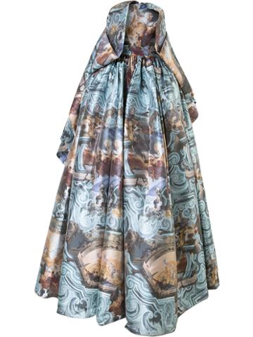 Isabel Sanchis - Flared Maxi Dress - Women - Silk/polyester/viscose - 38, Silk/polyester/viscose