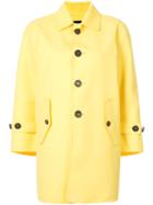 Dsquared2 - Car Coat - Women - Cotton - 38, Yellow/orange, Cotton