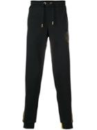 Ea7 Emporio Armani Piped Track Pants - Black