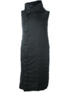 Rick Owens Sleeveless Padded Coat, Women's, Size: 42, Black, Polyamide/cotton/feather Down/cupro
