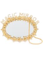 Benedetta Bruzziches Magic Starry Mirror Clutch Bag - Metallic