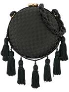 Bottega Veneta Pre-owned Intrecciato Rhinestone Beads Fringe Purty