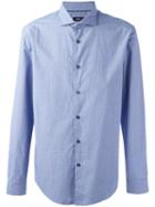 Boss Hugo Boss Printed Long Sleeve Shirt, Men's, Size: Xl, Blue, Cotton