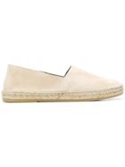 Kenzo Logo Embossed Espadrilles - Nude & Neutrals