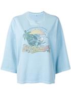 R13 Oversized Graphic T-shirt - Blue