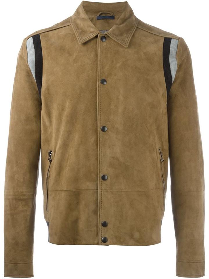 Lanvin Contrast Ribbed Panel Jacket