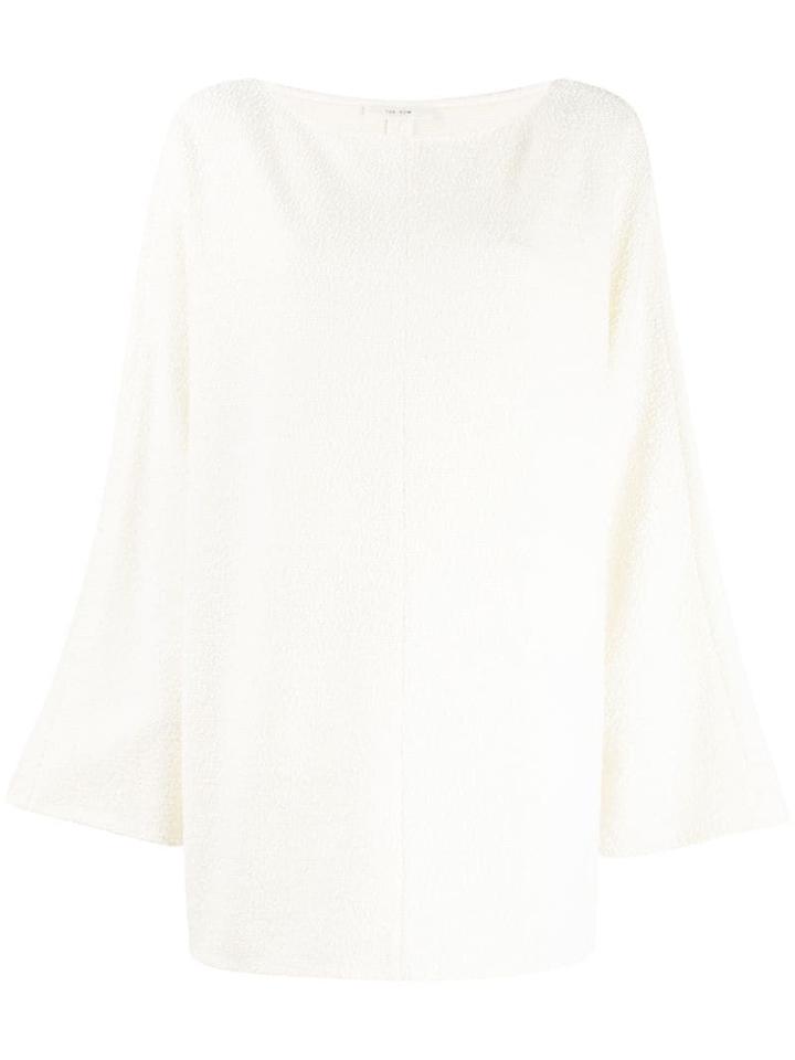 The Row Oversized Textured Sweater - White