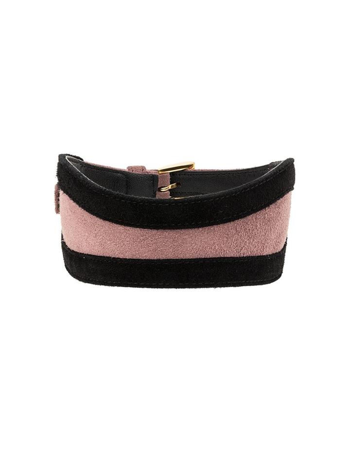 Prada Vintage Suede Choker - Pink