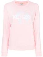 Kenzo - Kenzo Earth Sweatshirt - Women - Cotton/polyester - S, Pink/purple, Cotton/polyester