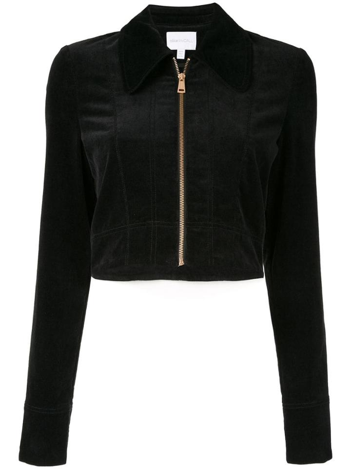 Alice Mccall Night Moves Cropped Jacket - Black