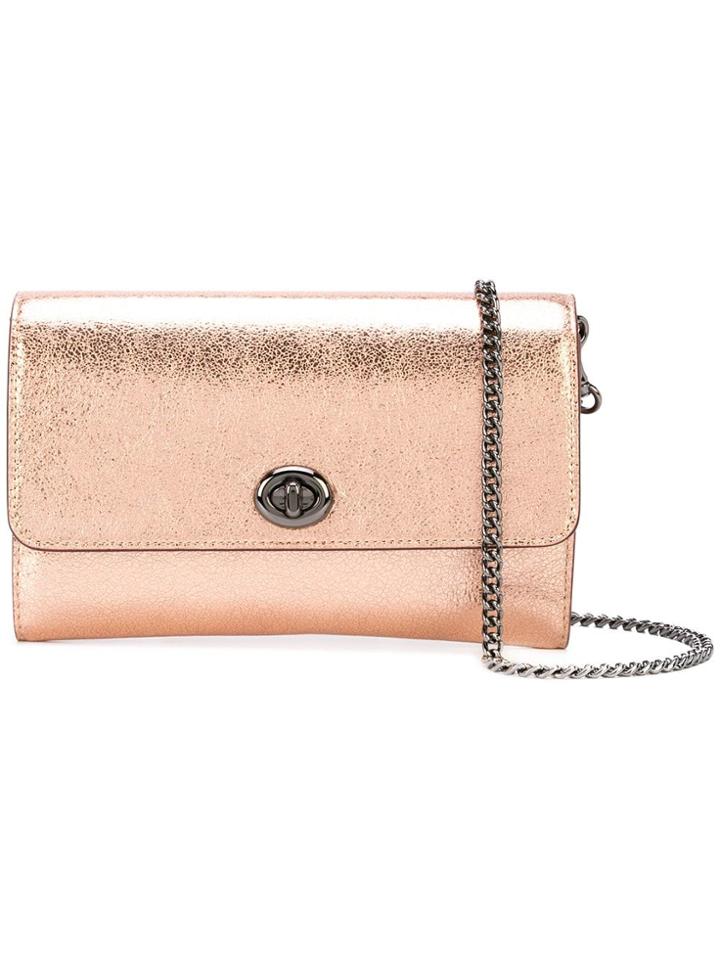 Coach Marlow Turnlock Chain Crossbody - Gold
