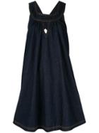 Karen Walker Cascade Denim Dress - Blue