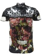 Philipp Plein Lace Panel T-shirt