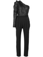 Michael Michael Kors Asymmetric Jumpsuit - Black