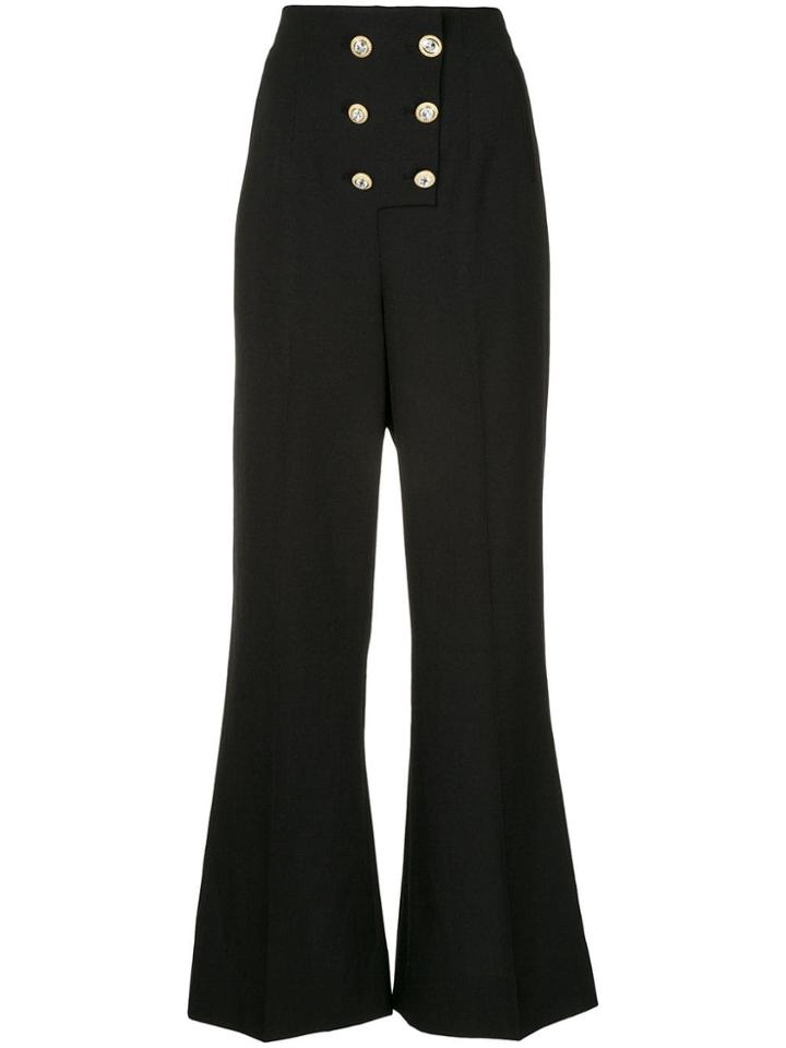 Alice Mccall Higher Ground Wide-leg Trousers - Black