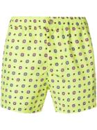 Kenzo Printed Swim Shorts - Yellow