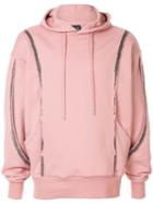 Fengchen Wang Embroidered Edge Hoodie - Pink