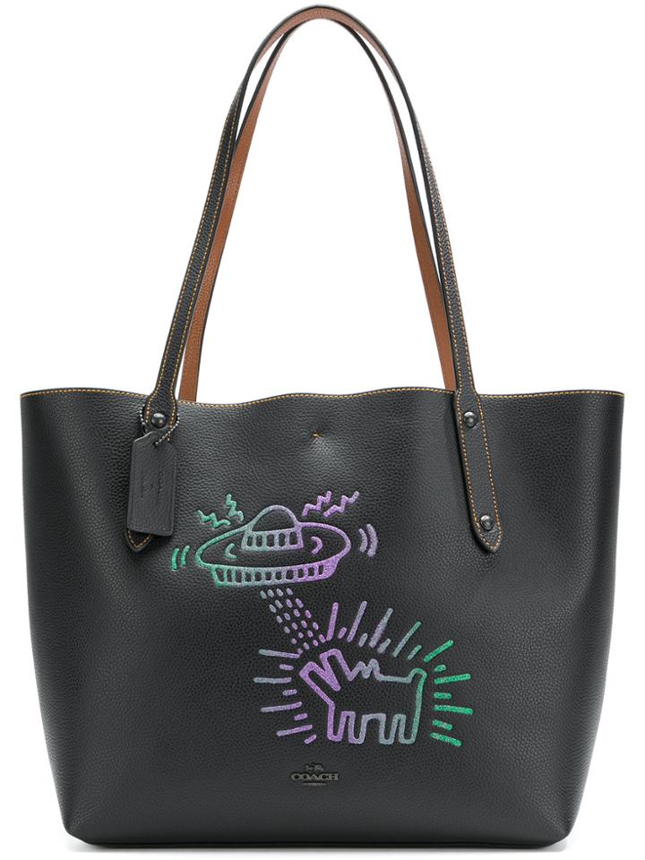 Coach Coach X Keith Haring Market Tote - Black