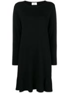 Allude Midi Knitted Dress - Black