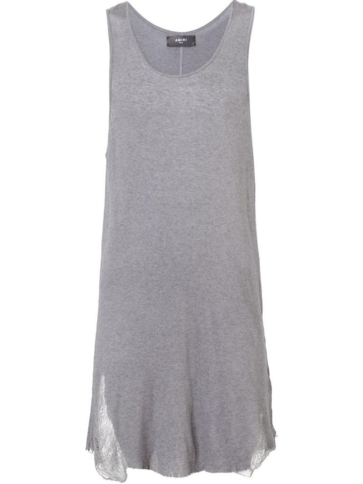 Amiri Long Distressed Vest