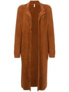 Boboutic Long Corduroy Coat - Brown