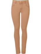 Amapô Skinny Trousers, Women's, Size: 34, Brown, Cotton/spandex/elastane
