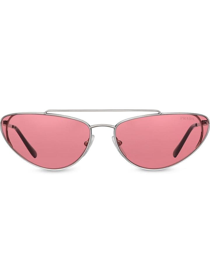 Prada Eyewear Ultravox Sunglasses - Silver