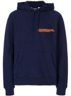 Calvin Klein 205w39nyc Branded Hoodie - Blue