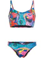 Ellie Rassia Lets Dance Longline Bikini - Multicolour