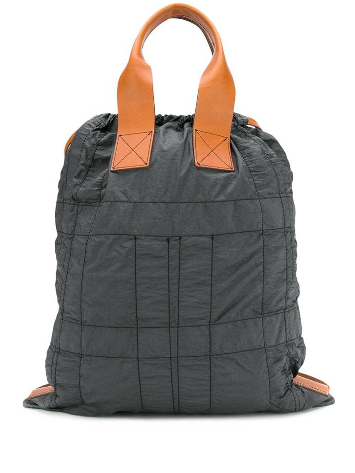 Jil Sander Drawstring Backpack - Grey