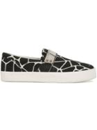 Armani Jeans Metal Plate Sneakers