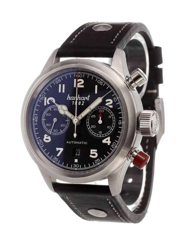 Hanhart 'pioneer Twin Control' Analog Case, Men's