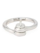 Miansai Screw Ring, Women's, Size: 5, Metallic, Sterling Silver