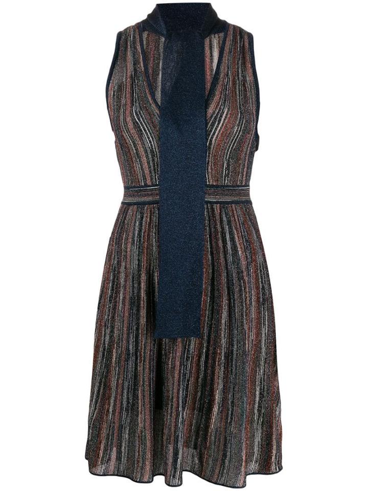 M Missoni Fine Knit Dress - Blue