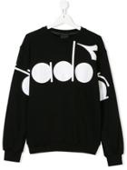 Diadora Junior Logo Long-sleeve Sweatshirt - Black