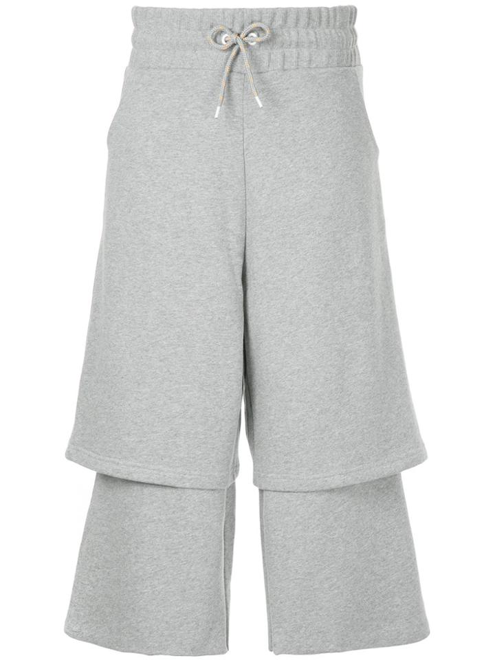 Aalto Layered Hem Culottes - Grey