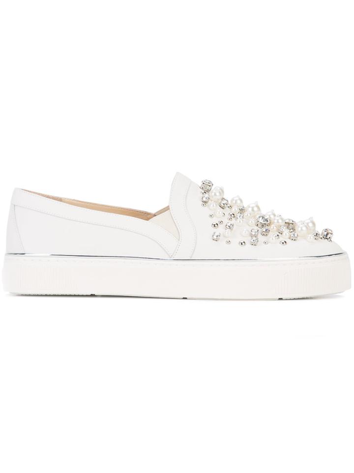 Stuart Weitzman Decor Sneakers - White