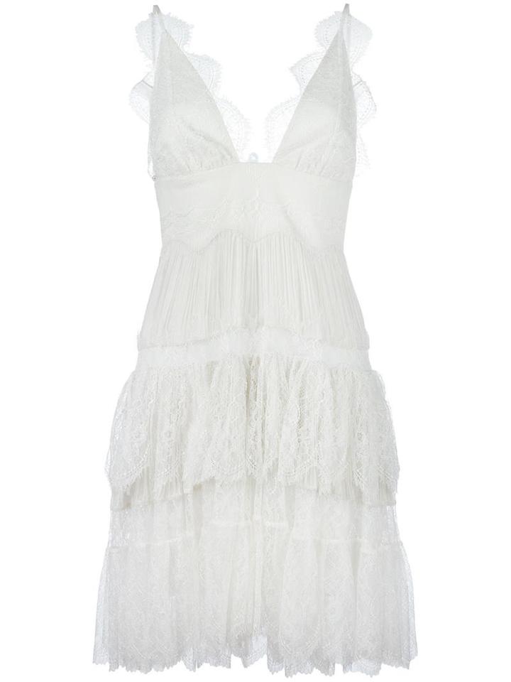 Maria Lucia Hohan 'dian' Dress, Women's, Size: 36, White, Silk/nylon/spandex/elastane/polyamide