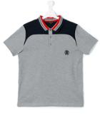 Roberto Cavalli Kids - Teen Logo Polo Shirt - Kids - Cotton - 16 Yrs, Boy's, Grey