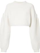 Irene 'boil Waffle' Sweater, Women's, Size: 36, White, Nylon/wool/alpaca