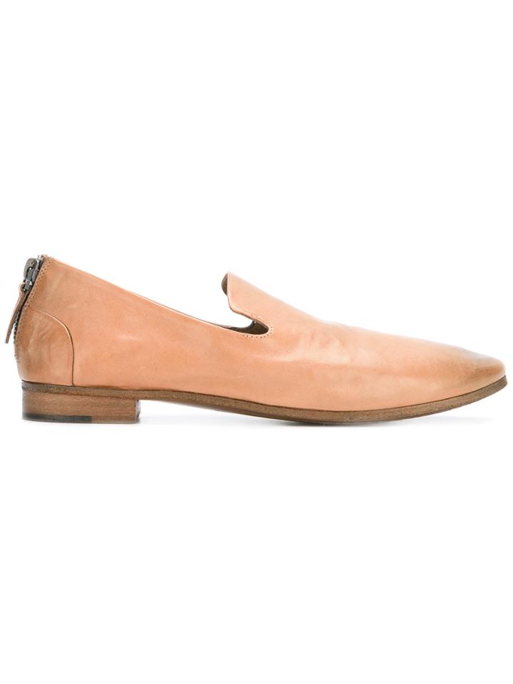 Marsèll Rear Zip Slippers - Brown