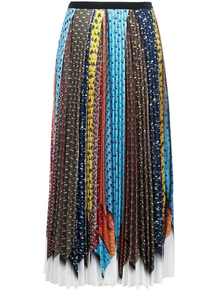 Mary Katrantzou Animal Ties Uni Skirt, Size: 14, Polyester