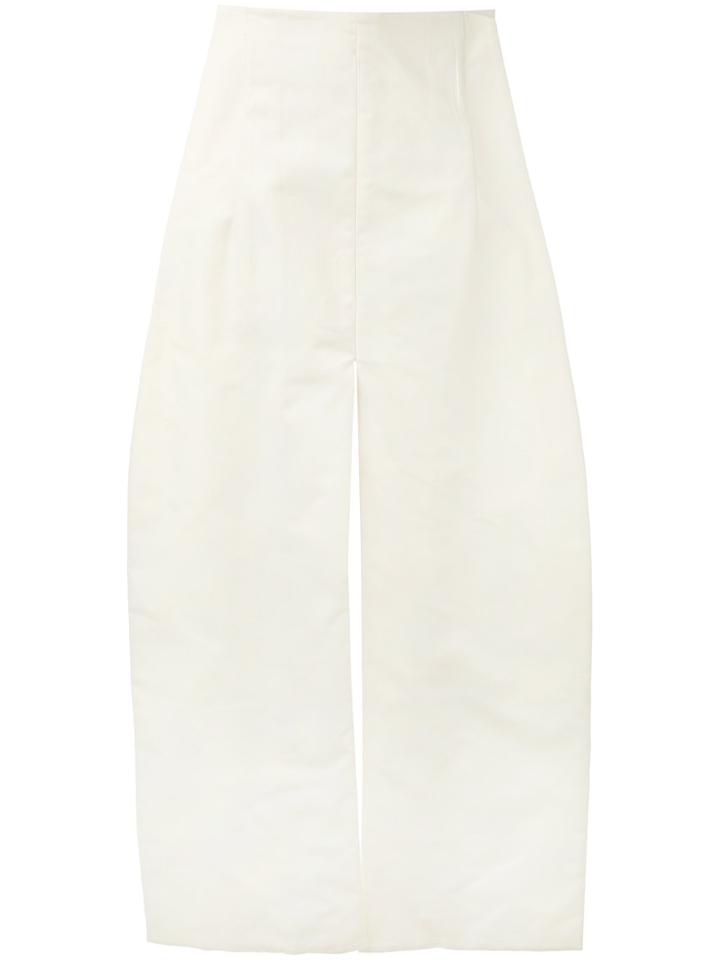 Jacquemus Structured Flared Trousers - Nude & Neutrals