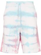 Stain Shade Tie-dye Shorts - Multicolour