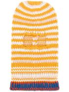 Calvin Klein 205w39nyc Striped Balaclava - Yellow & Orange