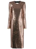 Philosophy Di Lorenzo Serafini Glitter Effect Dress - Gold