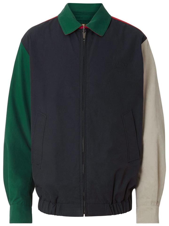 Burberry Reversible Vintage Check Harrington Jacket - Blue