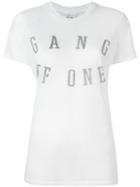 Zoe Karssen 'gang Of One' T-shirt, Women's, Size: Small, White, Cotton/modal