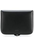 A.p.c. Logo Embossed Coin Purse - Black