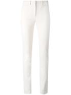 Maison Margiela - Slim Fit Tailored Trousers - Women - Polyamide/spandex/elastane/cotton - 40, Nude/neutrals, Polyamide/spandex/elastane/cotton